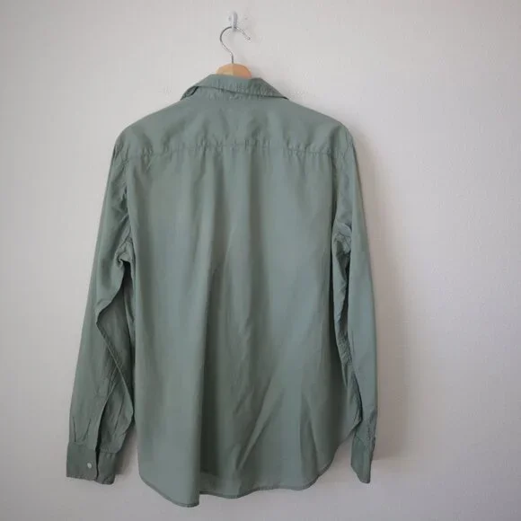 Frank & Eileen Lightweight Eileen Button Front Top | M - Picture 6 of 6